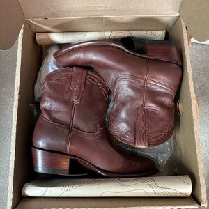 Tecovas Brown Leather The Paige Cowboy Boots